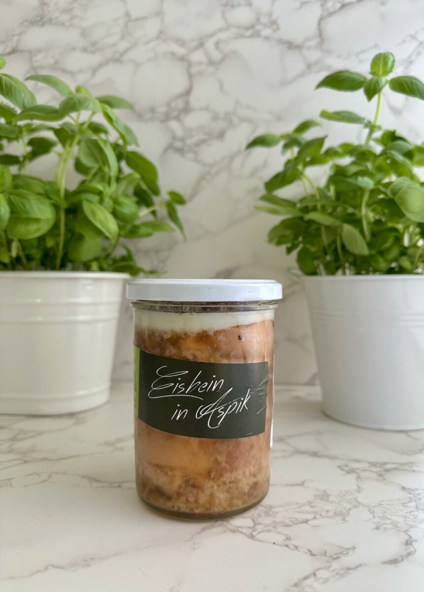 Eisbein im pikanten Aspik 400 g Dose