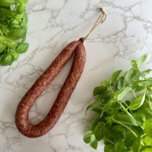 Bauernwurst halb Schwein/Rind im Ring