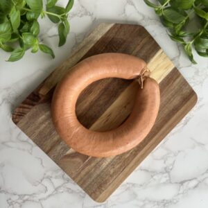 Fleischwurst im Ring oder als Halbe