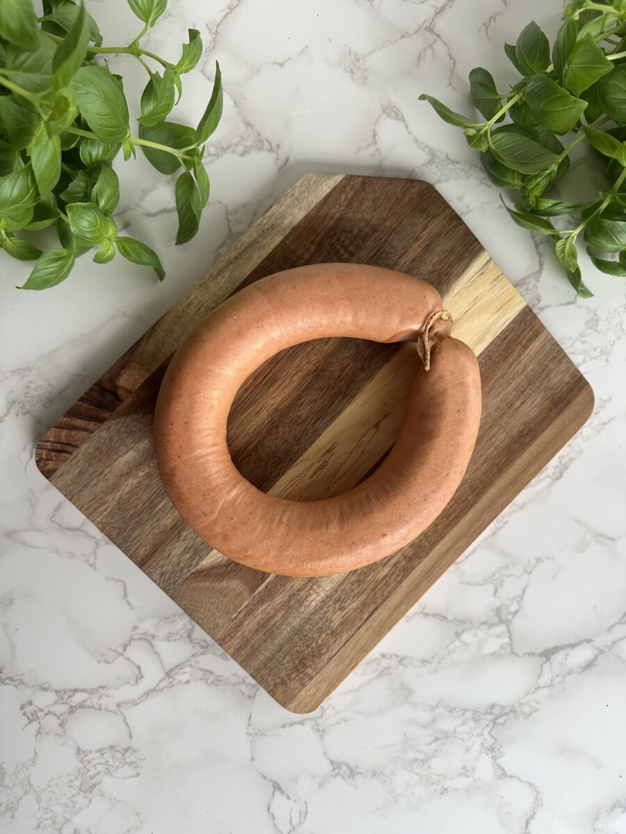 Fleischwurst im Ring oder als Halbe