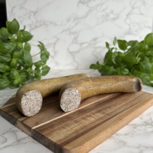 Hausmacher Leberwurst geräuchert im Ring