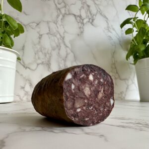 Blutwurst Thüringer Art in der Blase geräuchert